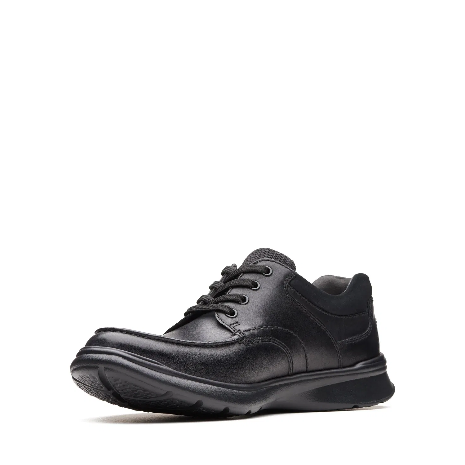 Дерби мужские из гладкой кожи Cotrell Edge Clarks, черный — фото 4