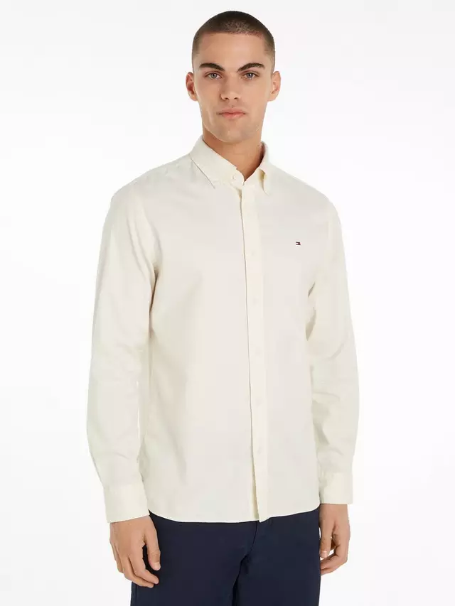 

Рубашка Tommy Hilfiger Flex Solid, цвет ivory/petal