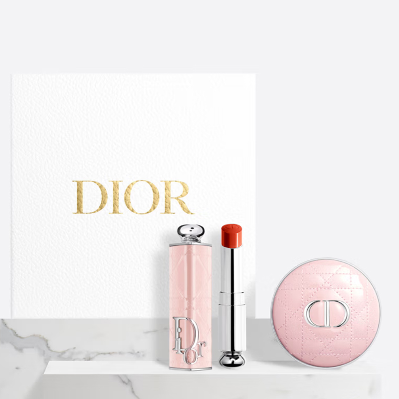 Сияющая стойкая помада для макияжа Air Cushion набор для макияжа лица 3.2g+13g DIOR — фото 4