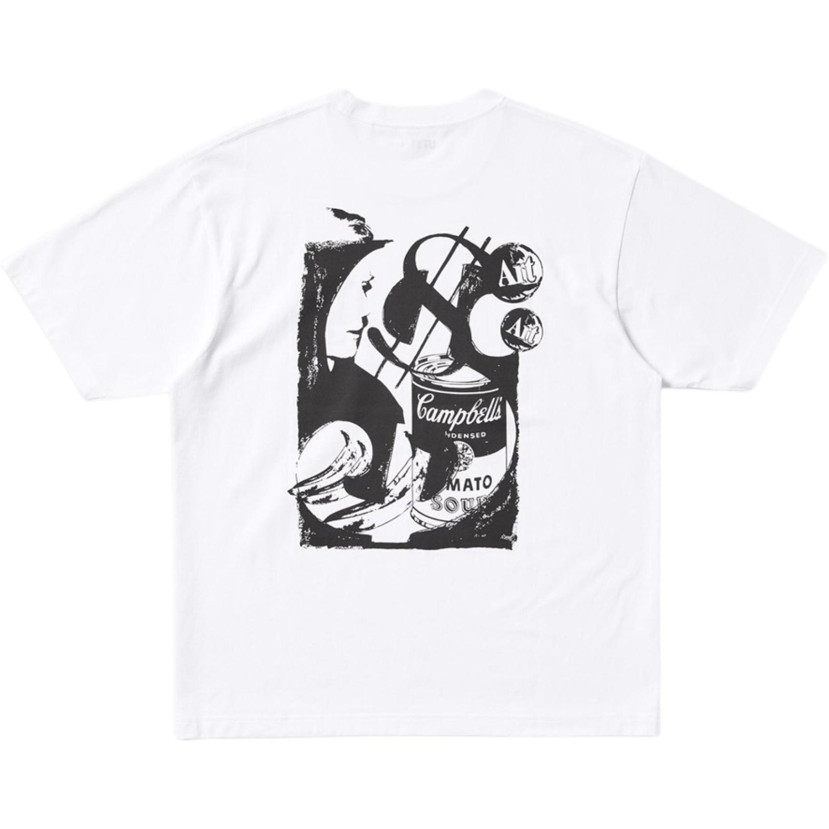 

UNIQLO Футболка Andy Warhol мужская белая