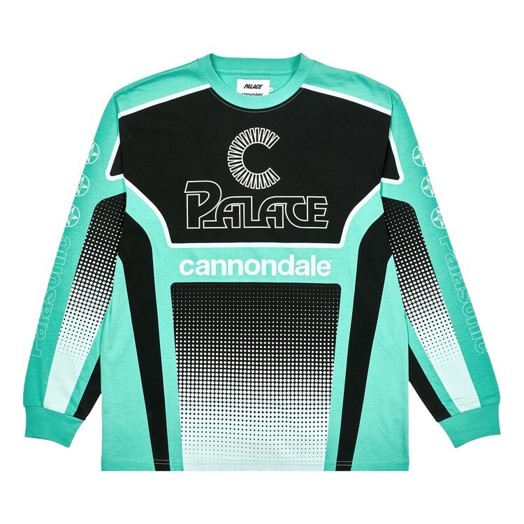 

Лонгслив Palace Cannondale Mad Boy 'Mint', зеленый