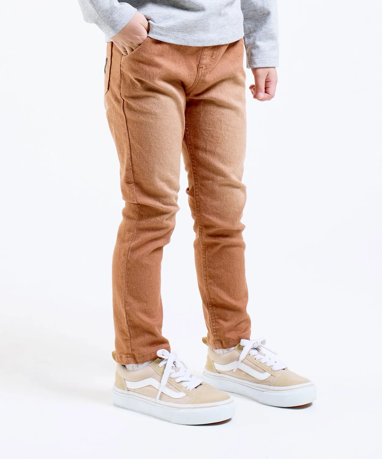 Брюки Slim Fit стрейч DILASH, 1 шт, 70% хлопок, цвет верблюжий