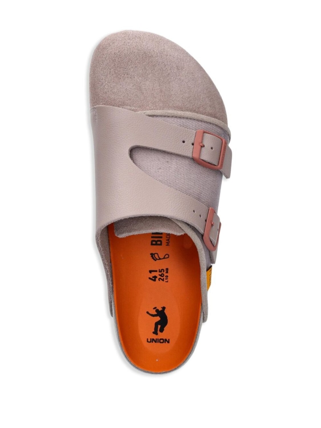 Мюли Birkenstock x Union Bimshire, серый — фото 4