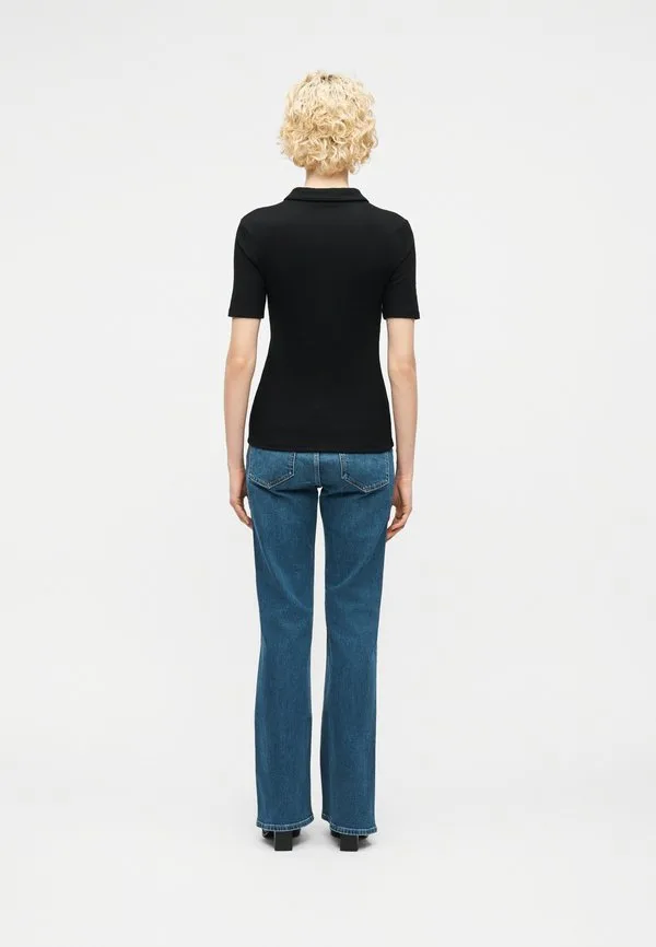 Длинные и облегающие матросские джинсы-клеш Gap, Blue Denim — фото 3