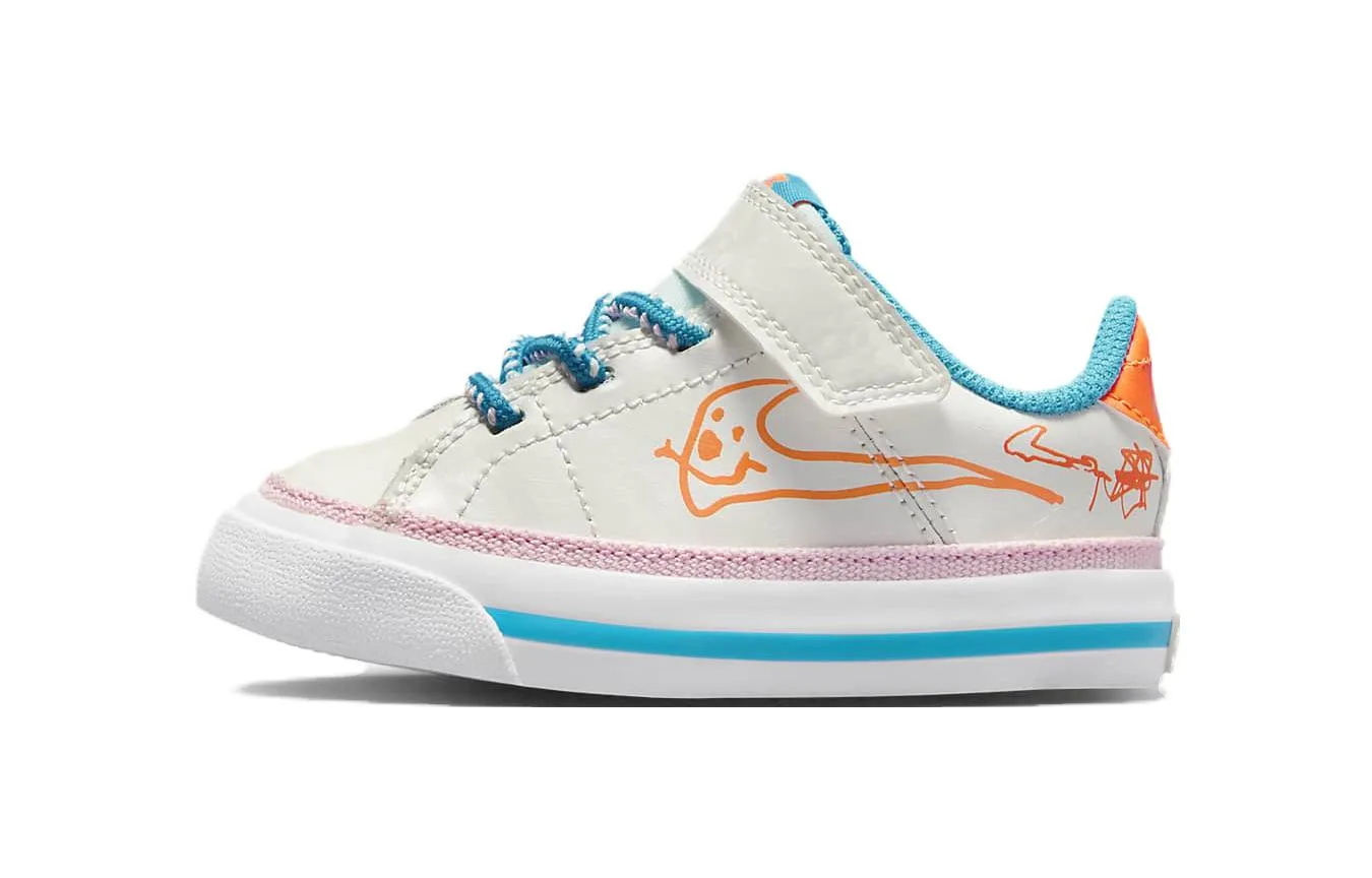 Кроссовки Court Legacy TD 'Wild And Free' Nike, белый синий оранжевый