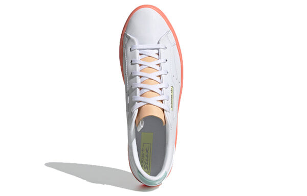 Кроссовки гладкие Adidas, белый — фото 4