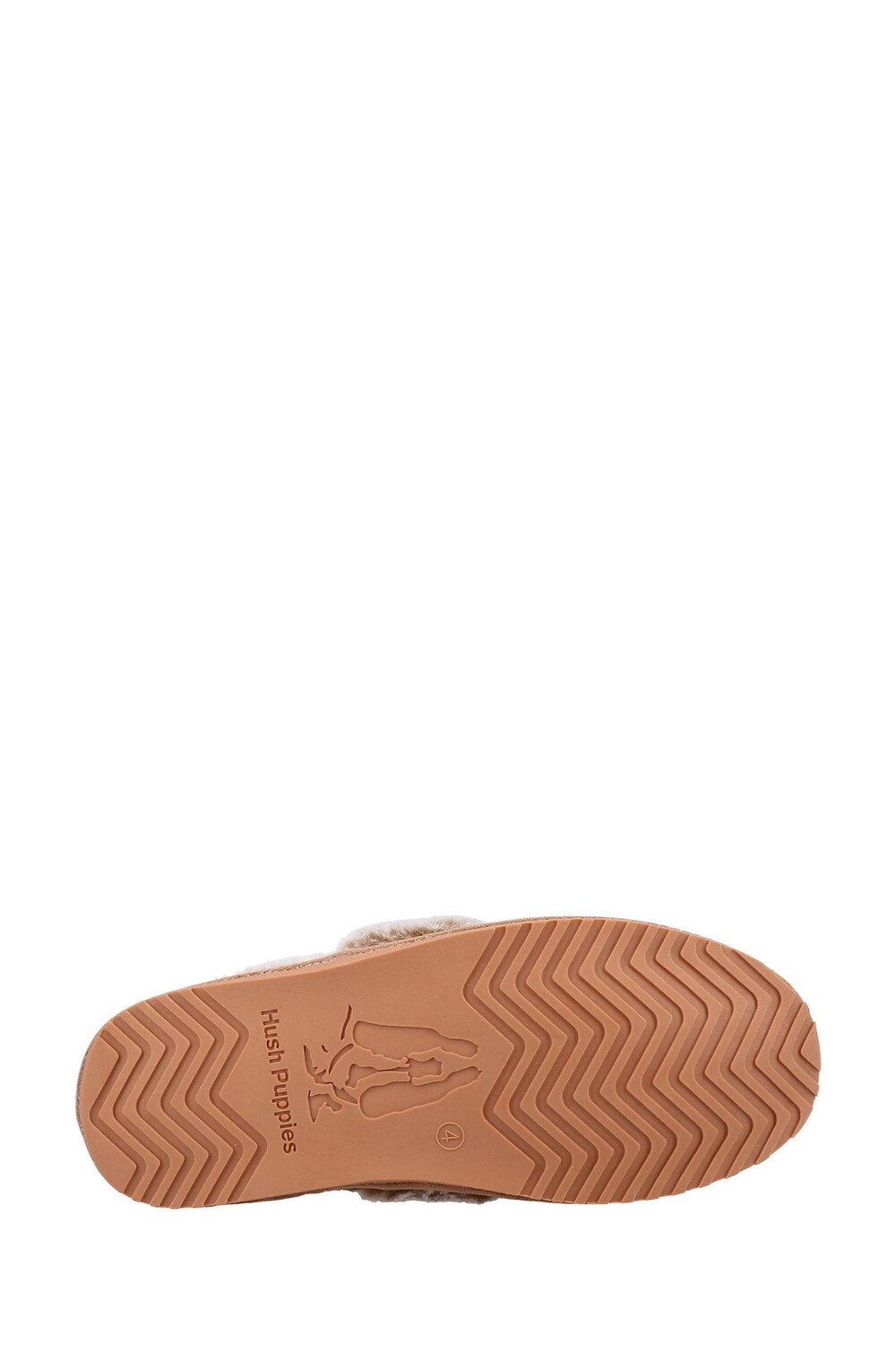 Тапочки с мотивом Ariel натурального цвета Hush Puppies — фото 4