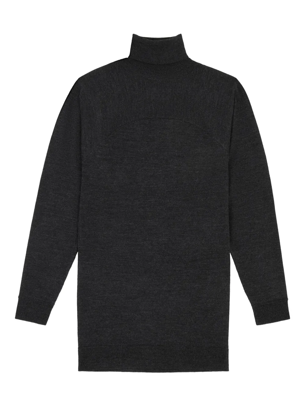

Платье мини с высоким воротником MM6 Maison Margiela, серый