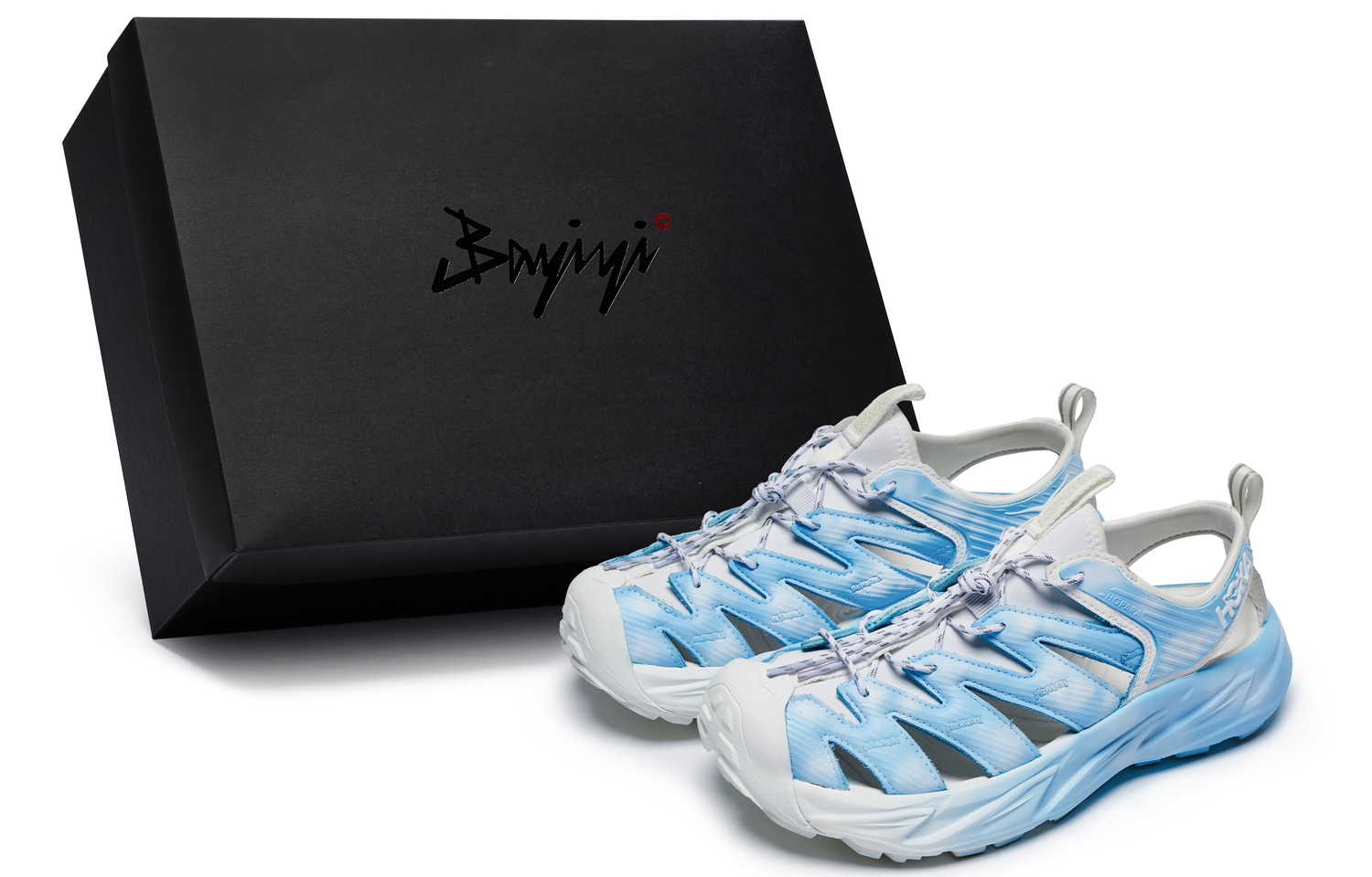 

HOKA ONE ONE Хопари серия речные треккинговые туфли унисекс бело-голубые, цвет Blue White