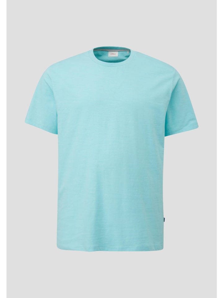 

Футболка цвета 60W7_светло-бирюзовый s.Oliver, Зеленый, Футболка цвета 60W7_светло-бирюзовый s.Oliver