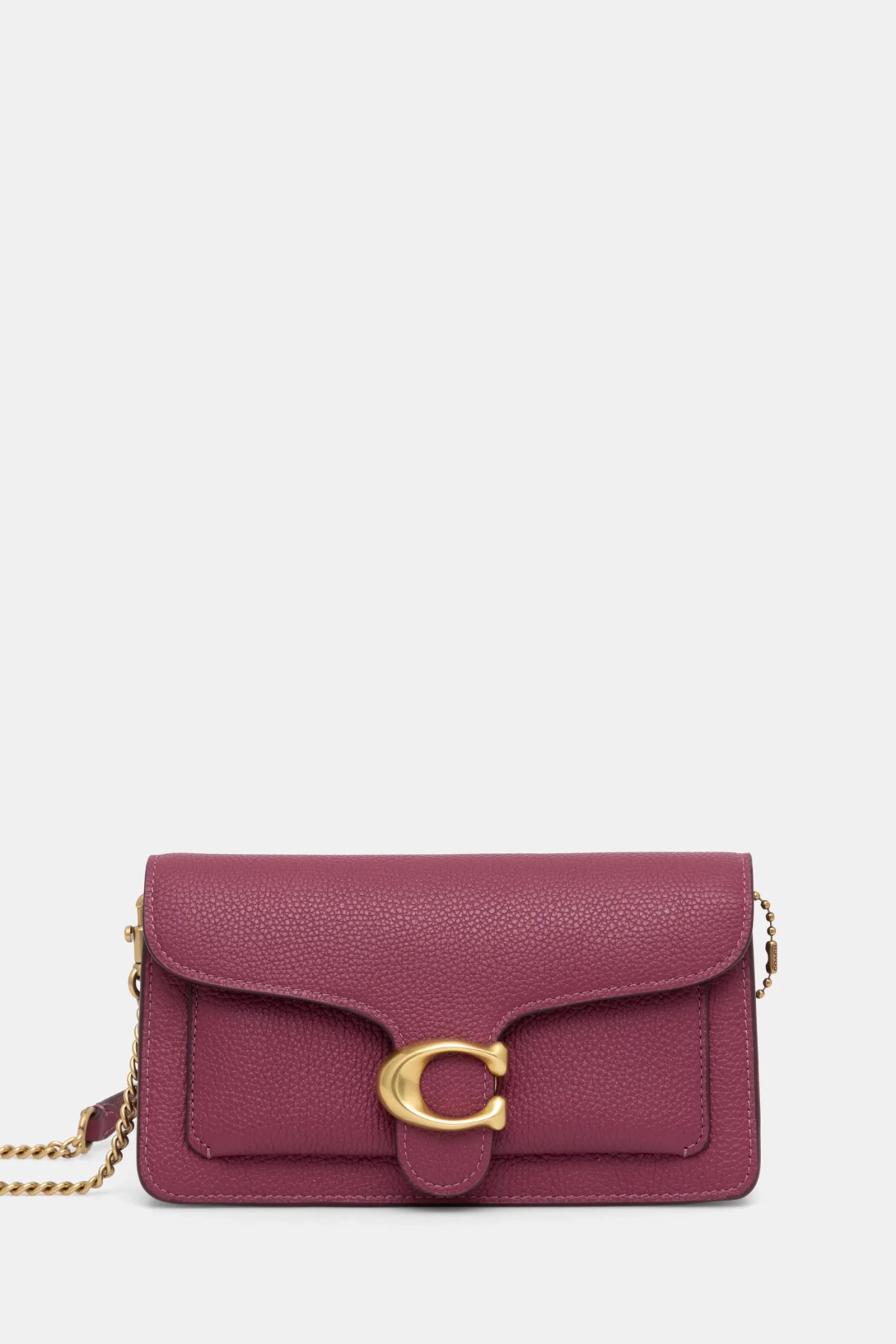 

Кожаная сумочка Coach, фиолетовый