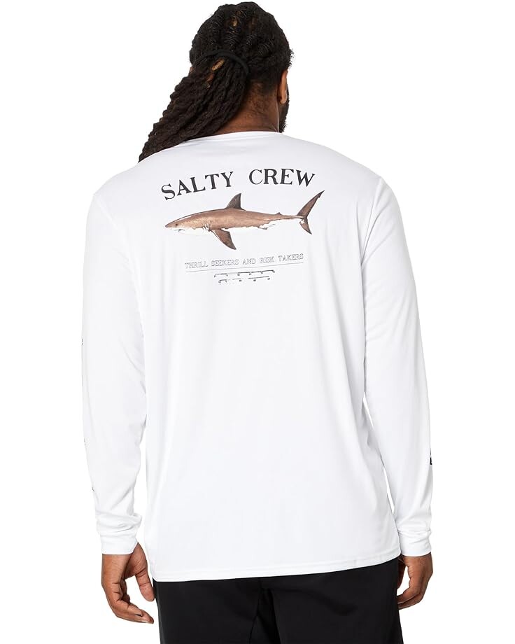 

Рубашка Salty Crew Bruce Long Sleeve Sunshirt, белый