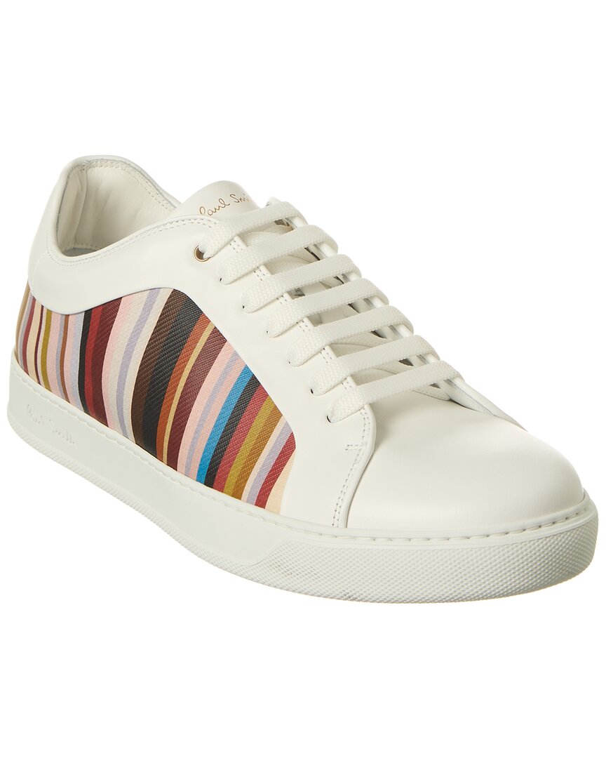 

Кроссовки Paul Smith Basso Signature Stripe из кожи, белый