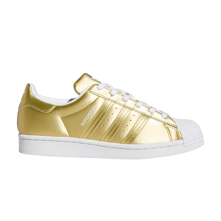 Кроссовки adidas Wmns Superstar 'Gold Metallic', золотой