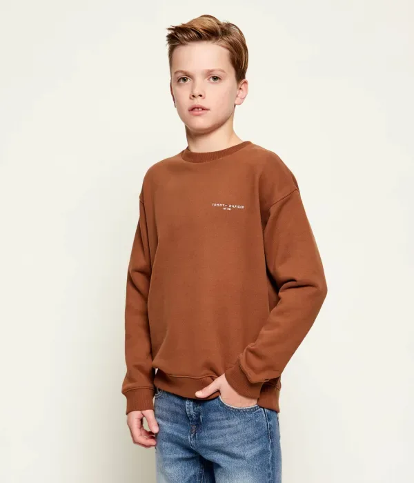 Толстовка regular fit Tommy Hilfiger, коричневый
