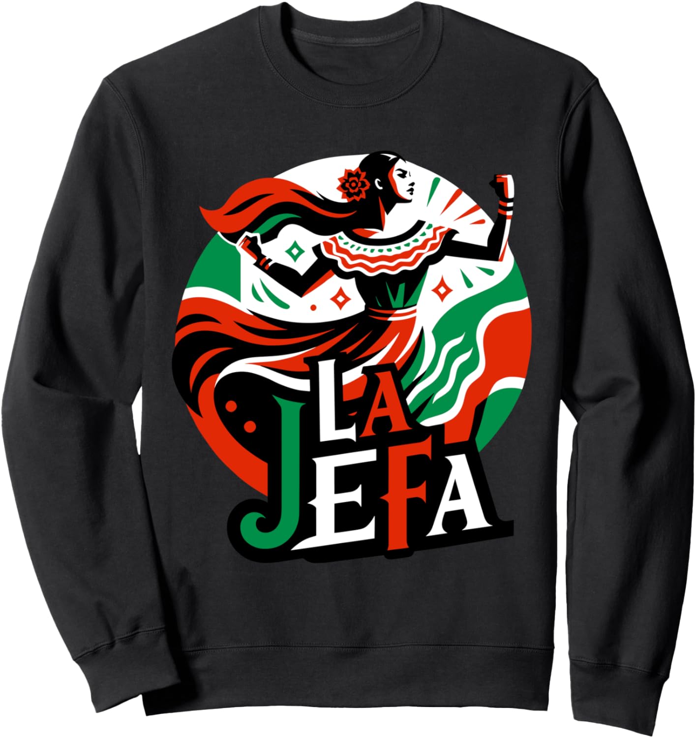 

Толстовка с забавной мексиканской цитатой «La Jefa The Boss» (на испанском), черная The Boss Funny Shop, Черный, Толстовка с забавной мексиканской цитатой «La Jefa The Boss» (на испанском), черная The Boss Funny Shop