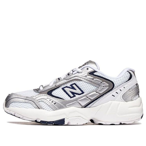 Кроссовки (WMNS) New Balance NB 452 Sneakers 'White Silver Black', белый