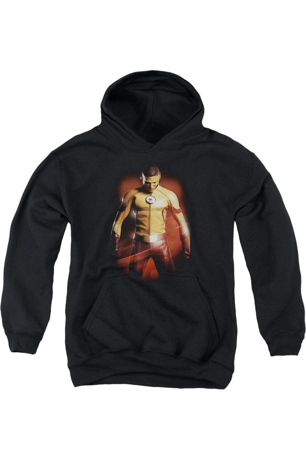 

Детская худи Flash Kid Flash с капюшоном Gildan, черный