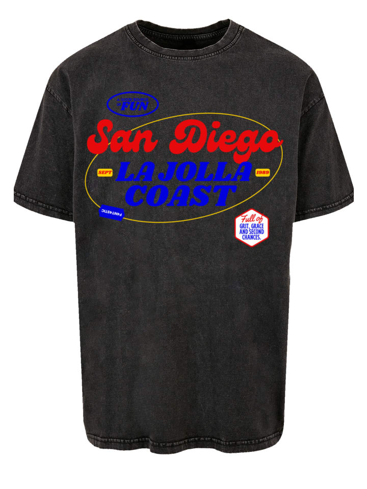 

Мужская футболка оверсайз San Diego черного цвета F4NT4STIC, Черный, Мужская футболка оверсайз San Diego черного цвета F4NT4STIC