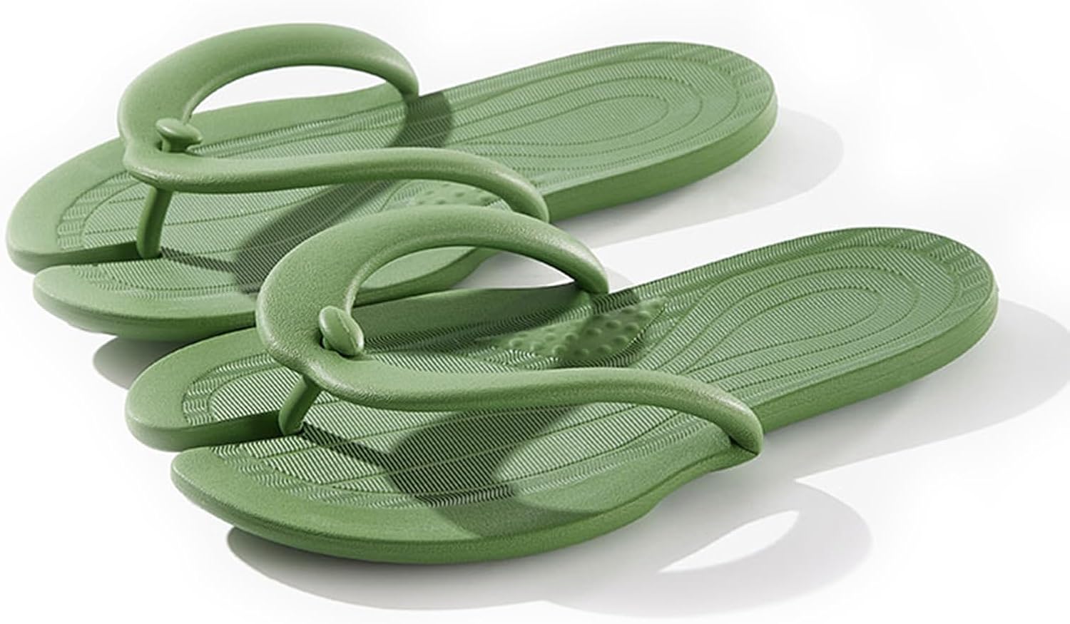 

Шлепанцы унисекс для женщин и мужчин, дорожные тапочки, обувь для душа, быстросохнущие складные сандалии Biuhfn, зеленый