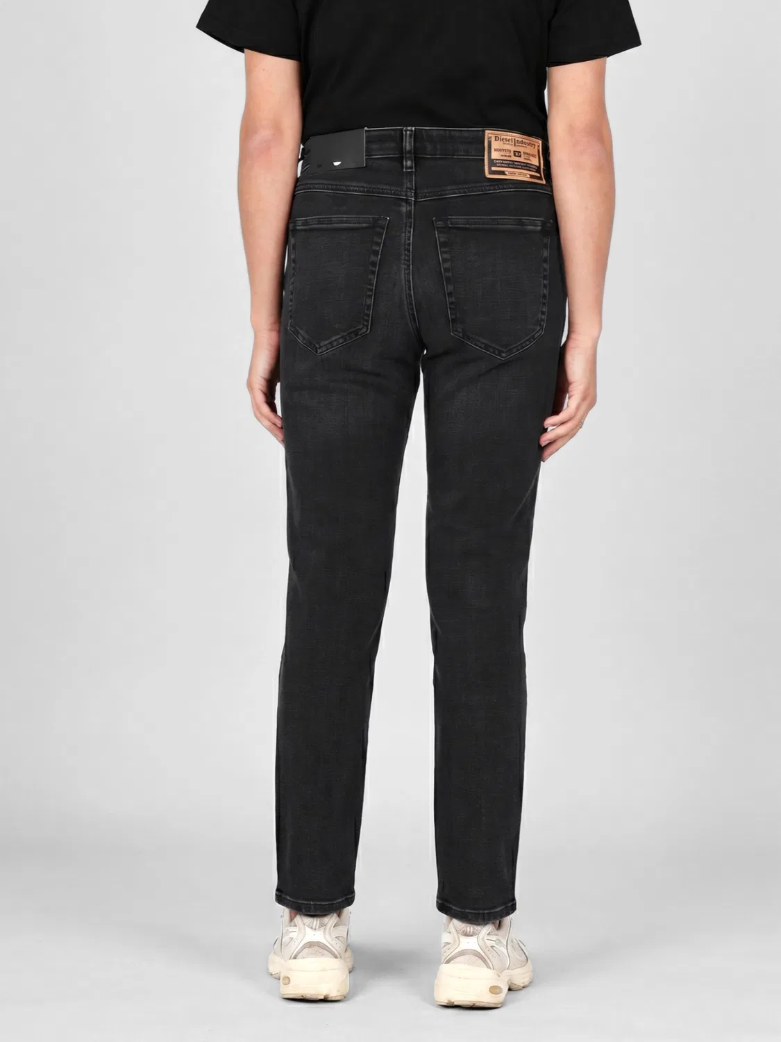 Узкие джинсы Diesel 2015 Babhila черного цвета — фото 3