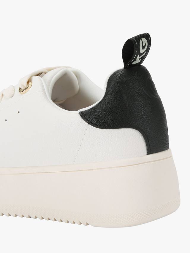 Легкие шнурованные платформенные кроссовки KG Kurt Geiger, White — фото 4