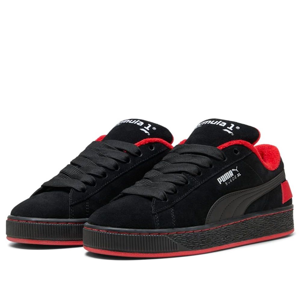 Puma Formula 1 75 Years Suede XL 'Puma Black Pop Red' — фото 2