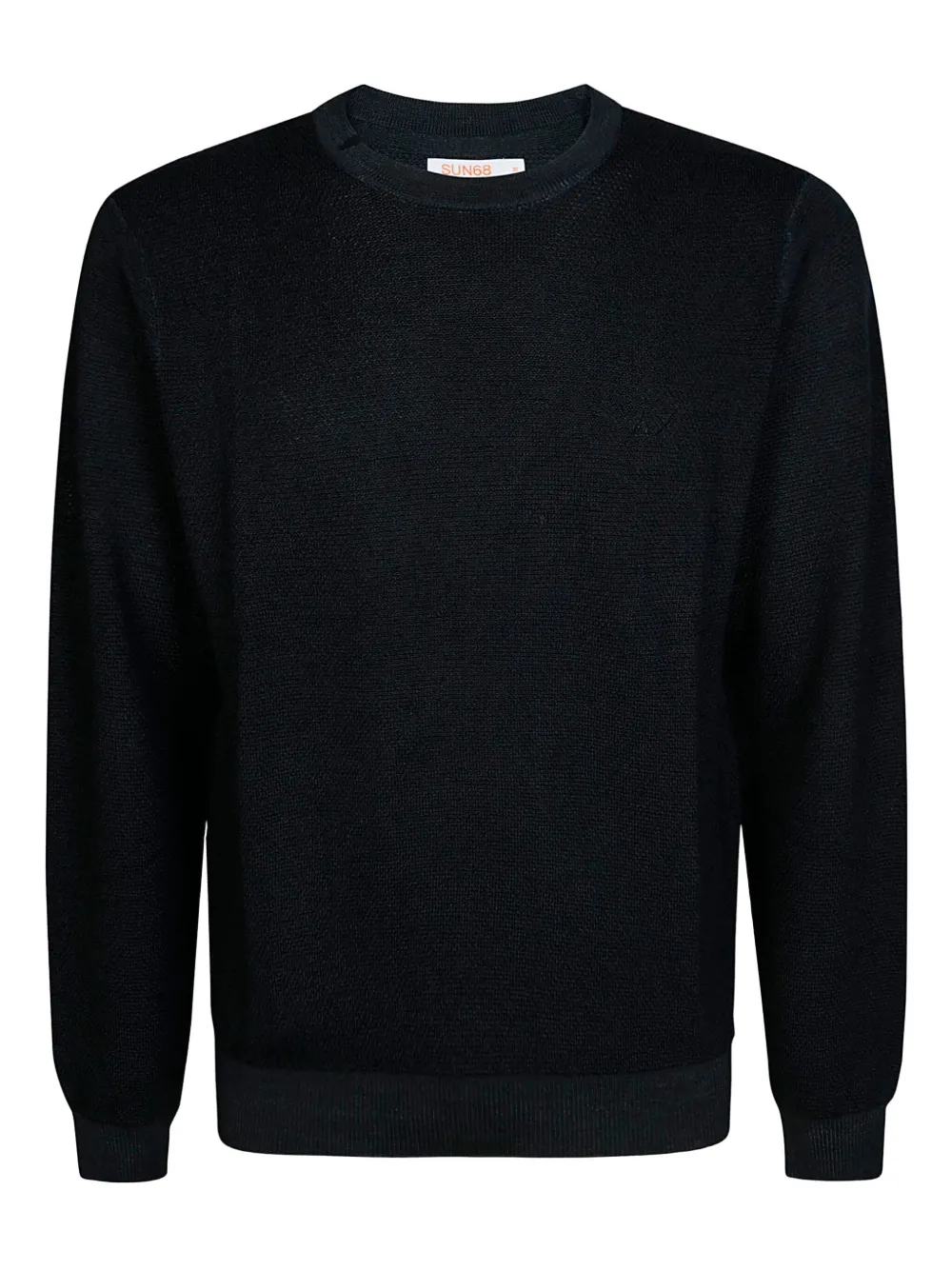 

Свитер с круглым вырезом Sun67, черный