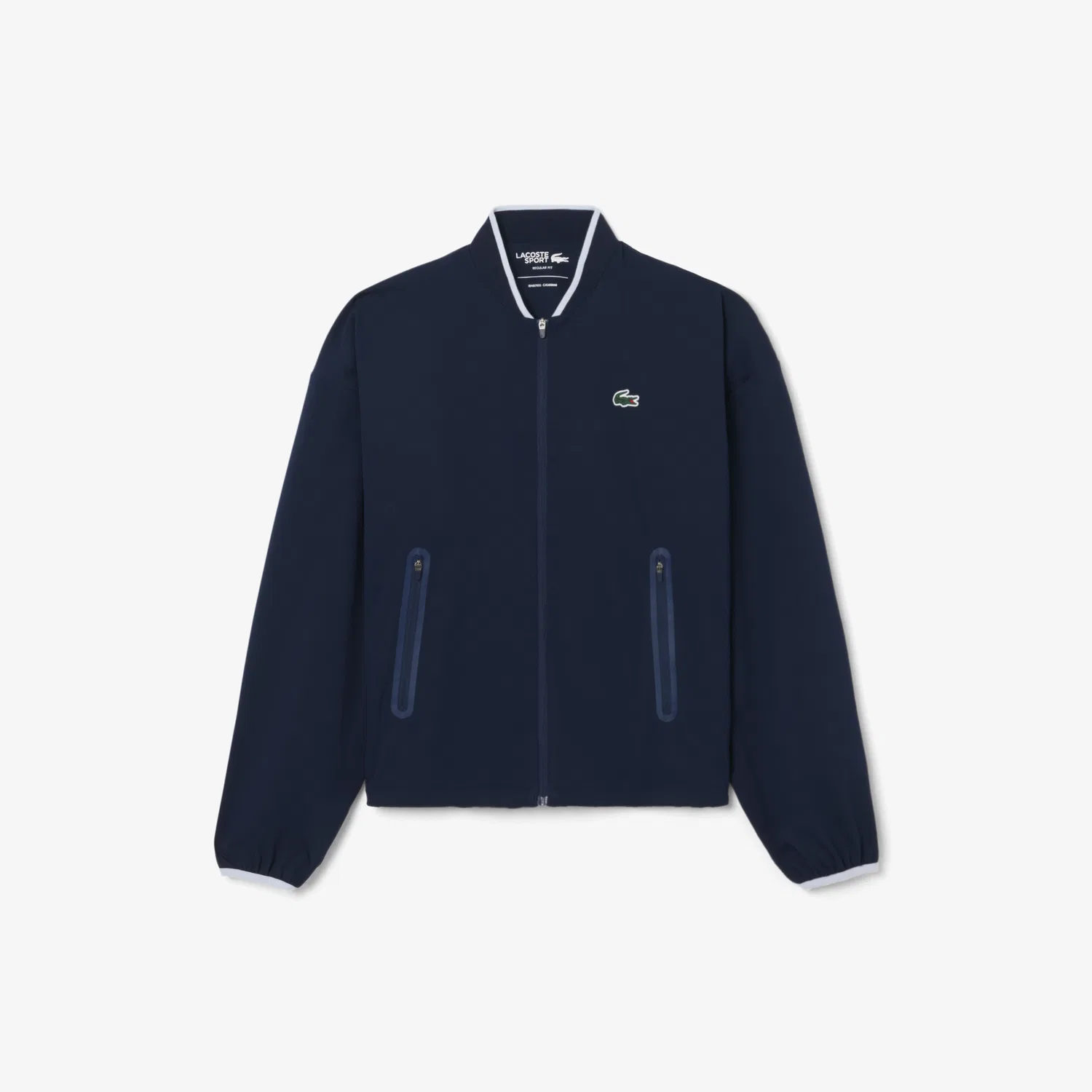 Куртка теннисная Lacoste, тёмно-синяя — фото 2