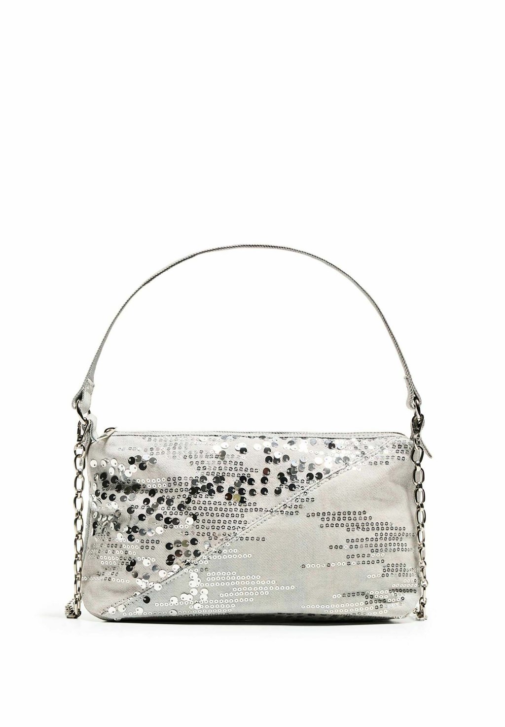 

Сумка SEQUINNED Bershka, темно-синий