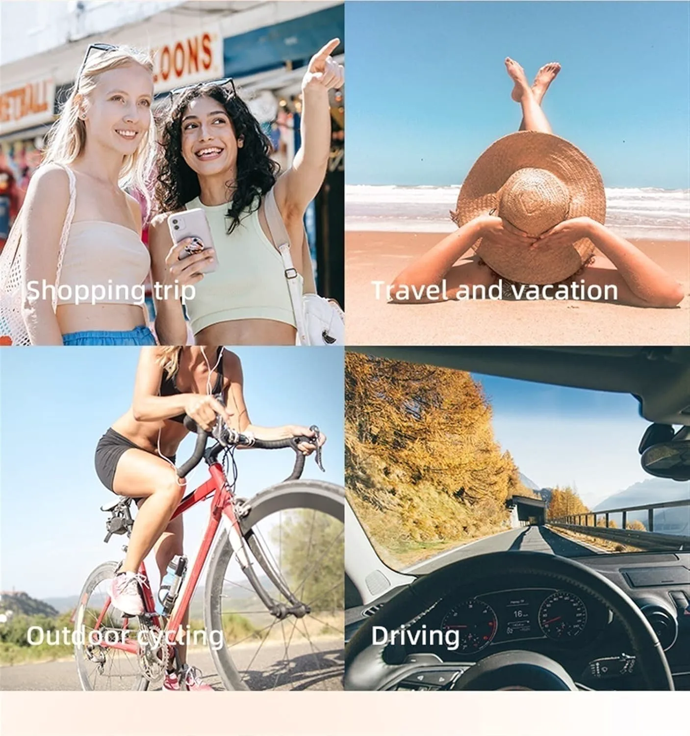 

Солнцезащитные очки в большой квадратной оправе 2026 года для мужчин и женщин, модные очки для отдыха на природе и пляже (Цвет: G, Размер: 1) MTZJH, One Color