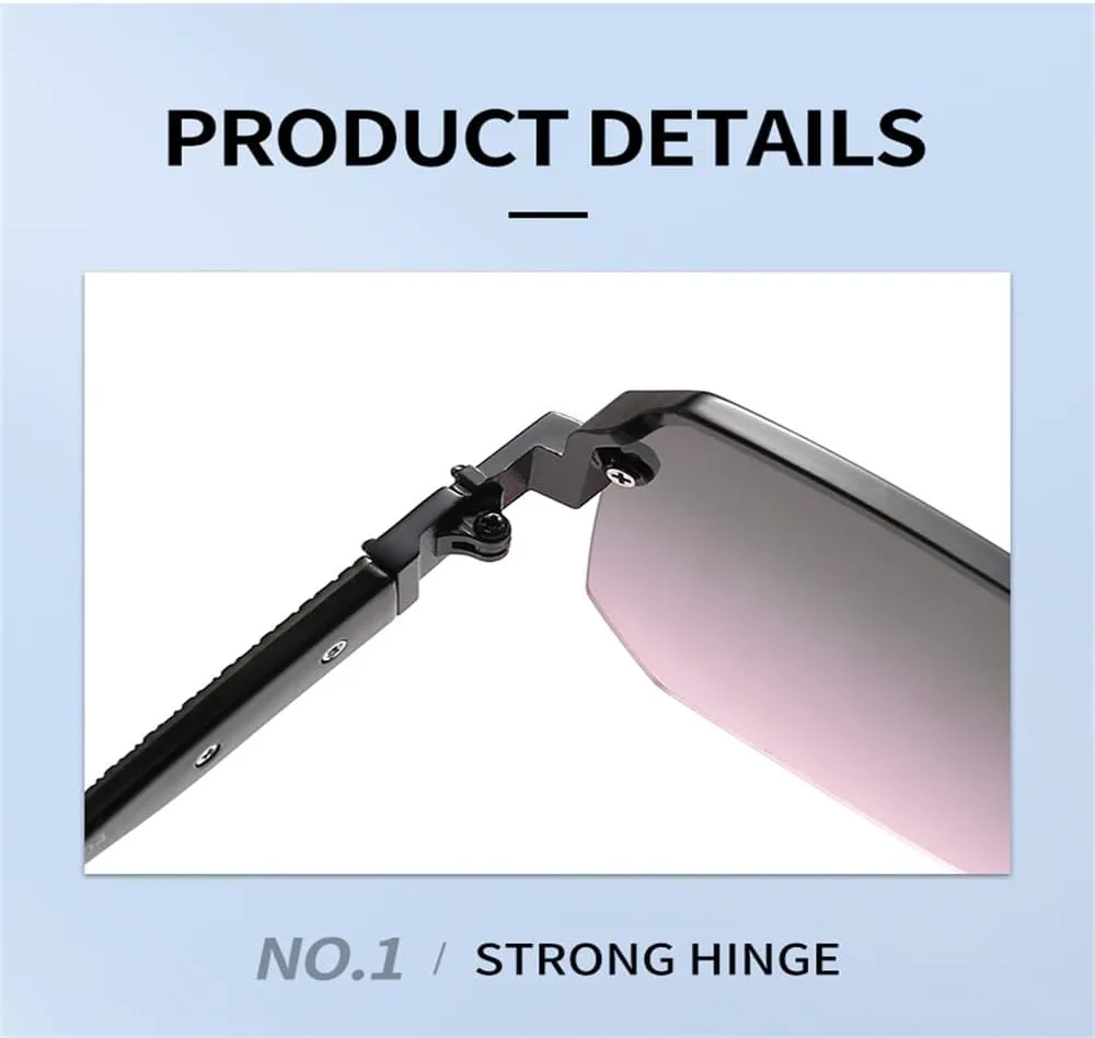 

Модные солнцезащитные очки в крупной металлической оправе, стильные и универсальные очки для вождения, подходят как для мужчин, так и для женщин KTUCN, Grey Blue