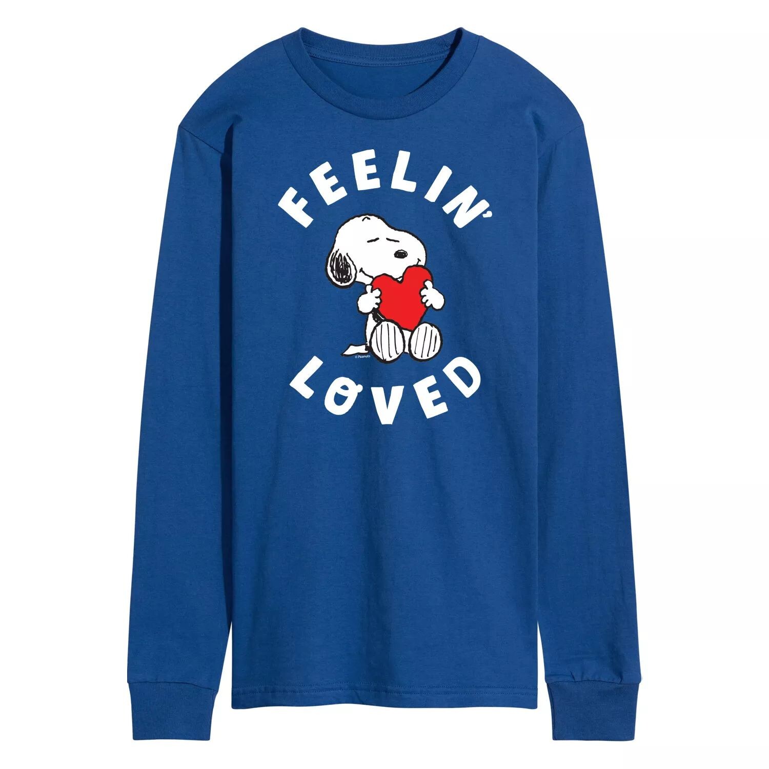 

Мужская футболка с длинными рукавами Feelin Loved арахисового цвета Licensed Character