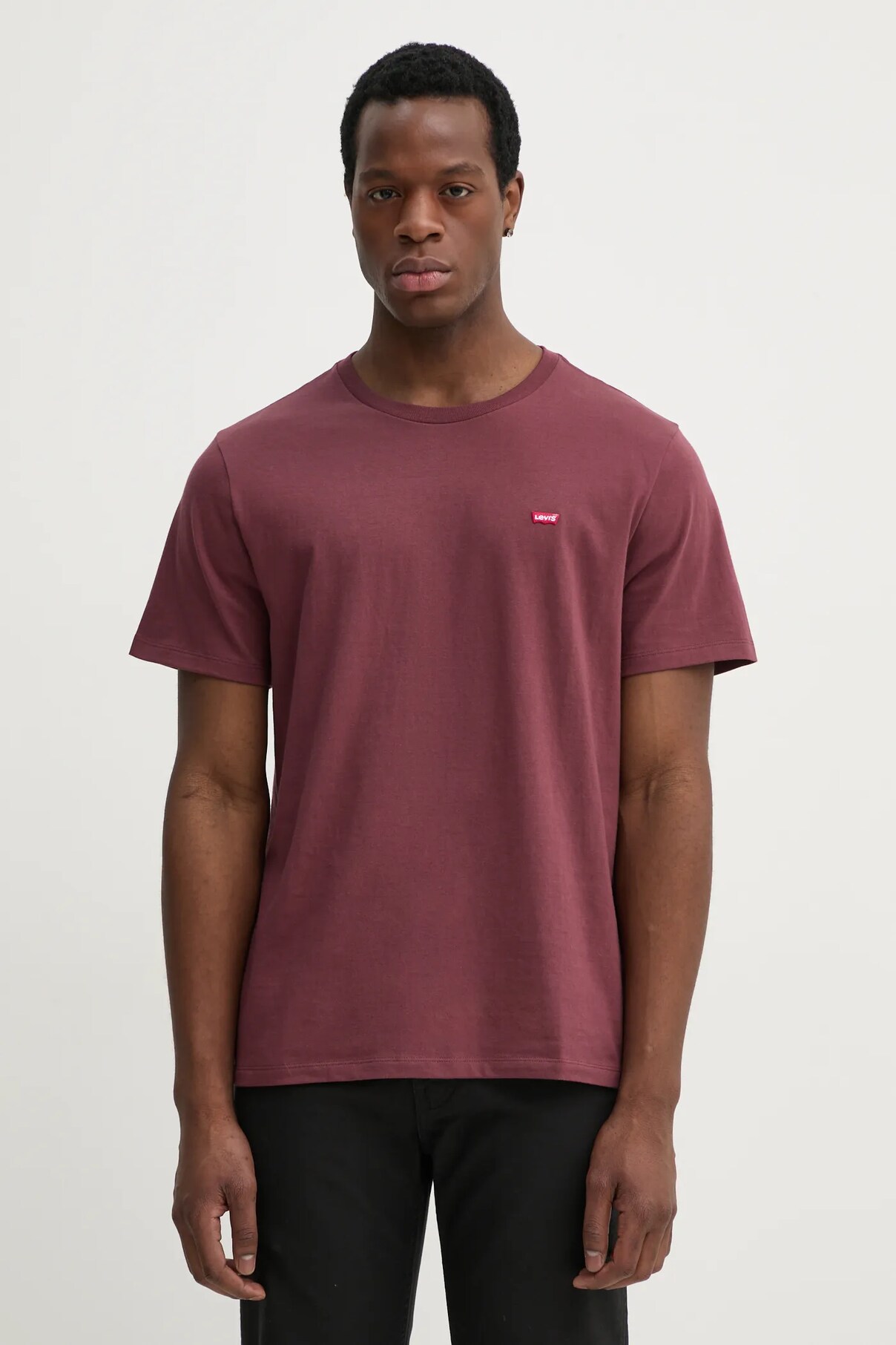 

Футболка из хлопка SS ORIGINAL HM TEE Levi'S, бордовый