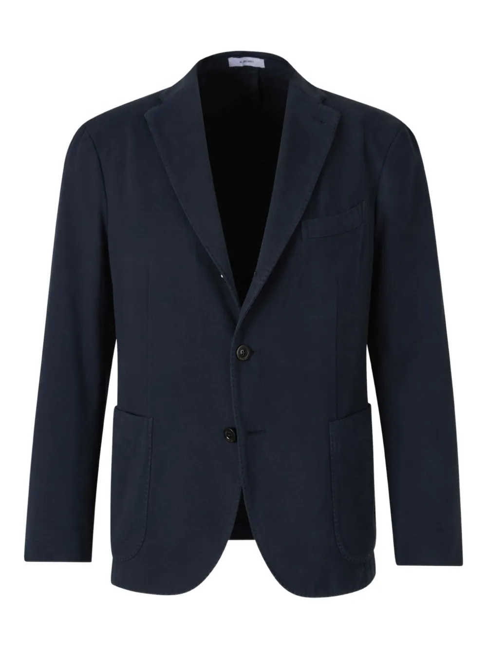 

Однобортный пиджак с заостренными лацканами Boglioli, синий