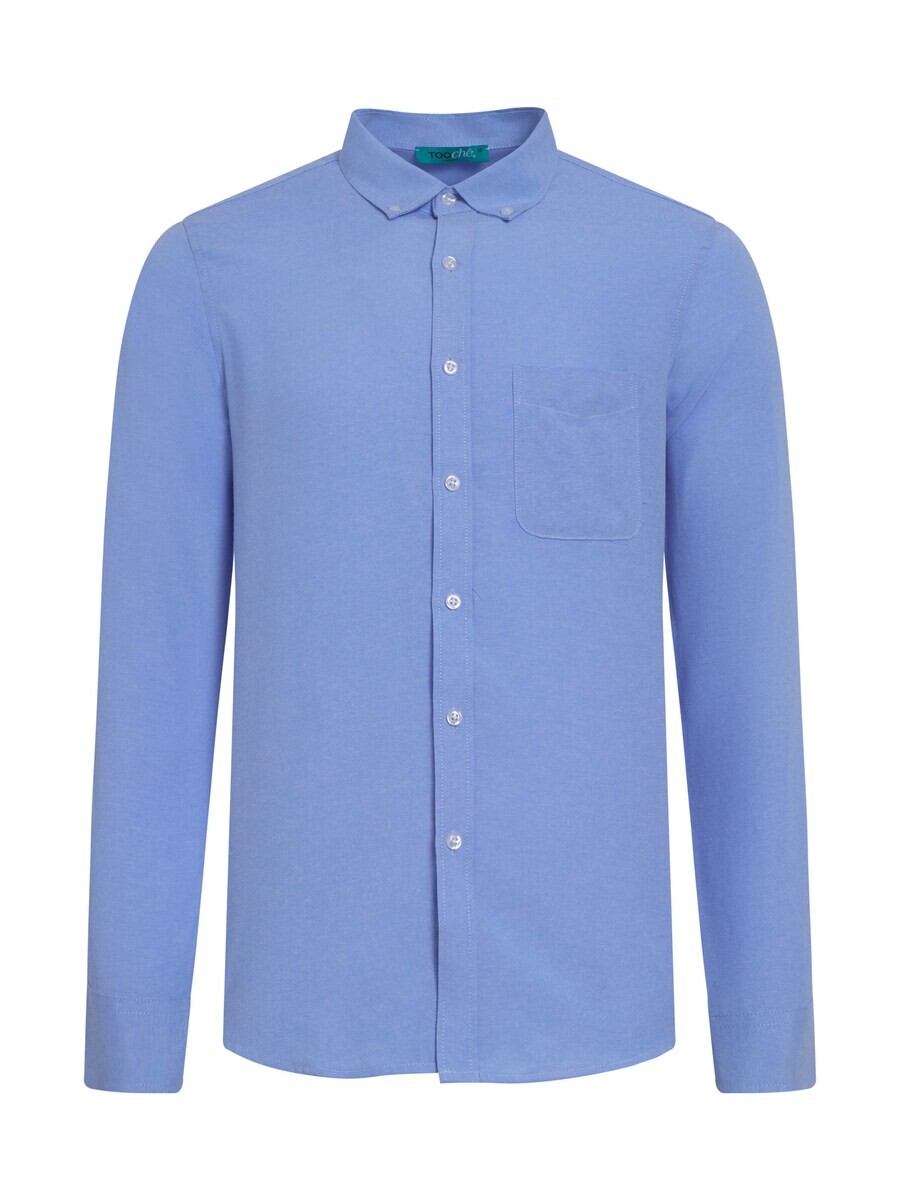 

Повседневная рубашка TOOche Regular fit Button Up Shirt Sea Breeze, светло-синий