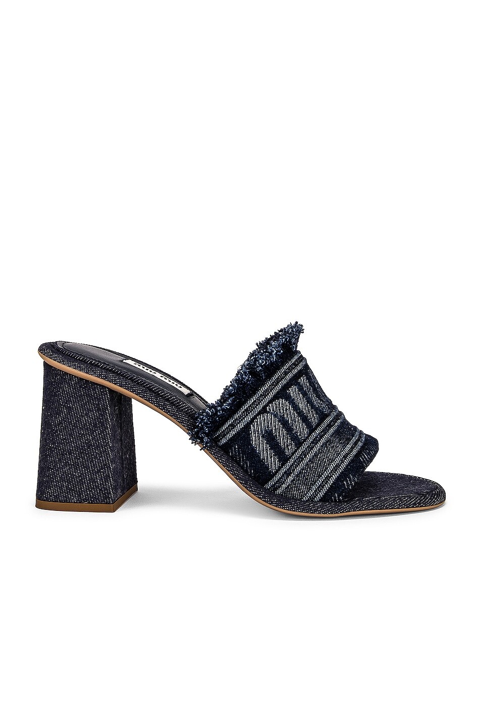 

Мюли Miu Miu Denim Logos, цвет Bleu
