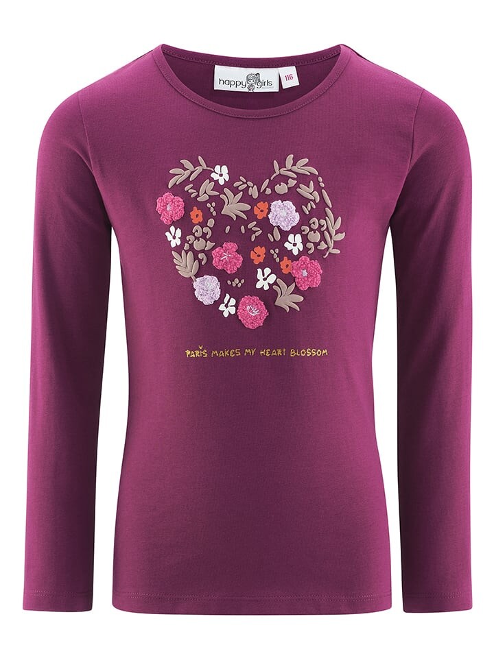 

Лонгслив happy girls by Eisend Longsleeve, фиолетовый