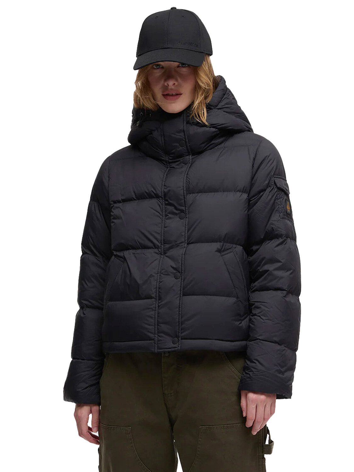 

Куртка piumino braffy jacket Refrigiwear, черный