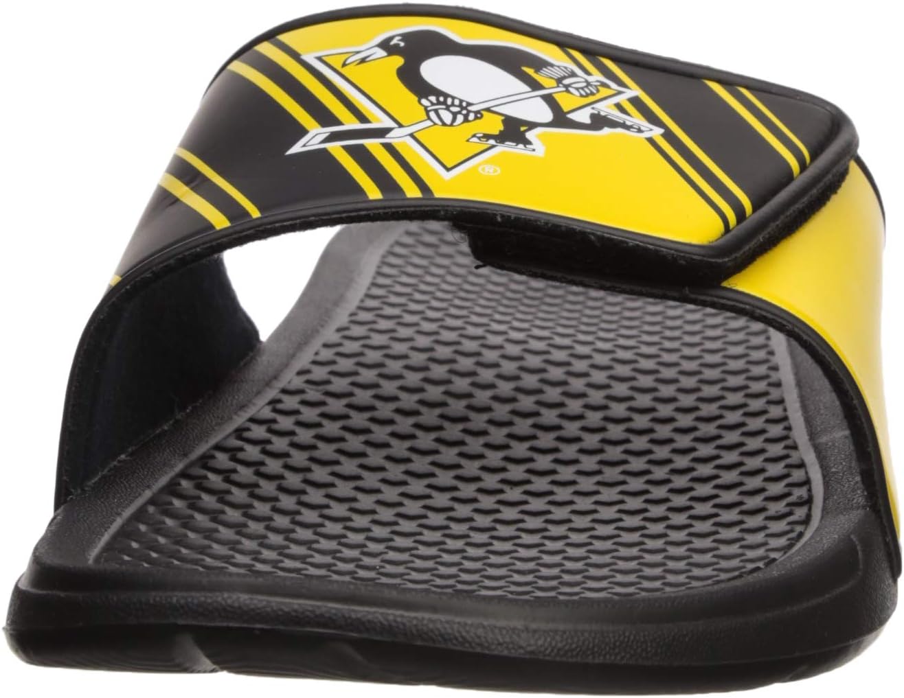 Мужские спортивные шлепанцы FOCO с логотипом команды NHL, Pittsburgh Penguins Team Color — фото 2