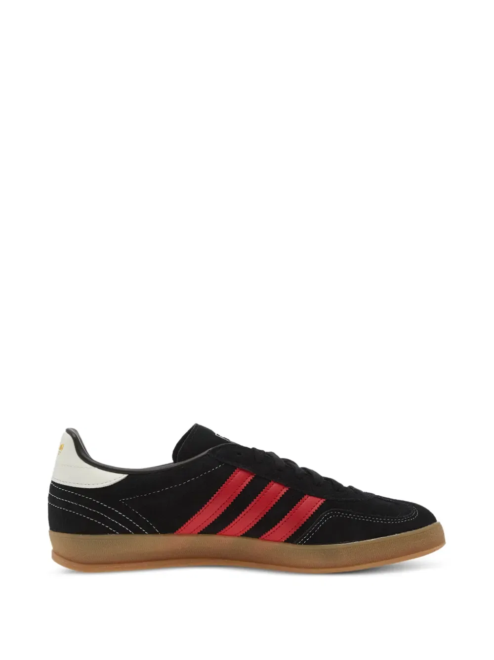 Кожаные кроссовки Gazelle Adidas, черный