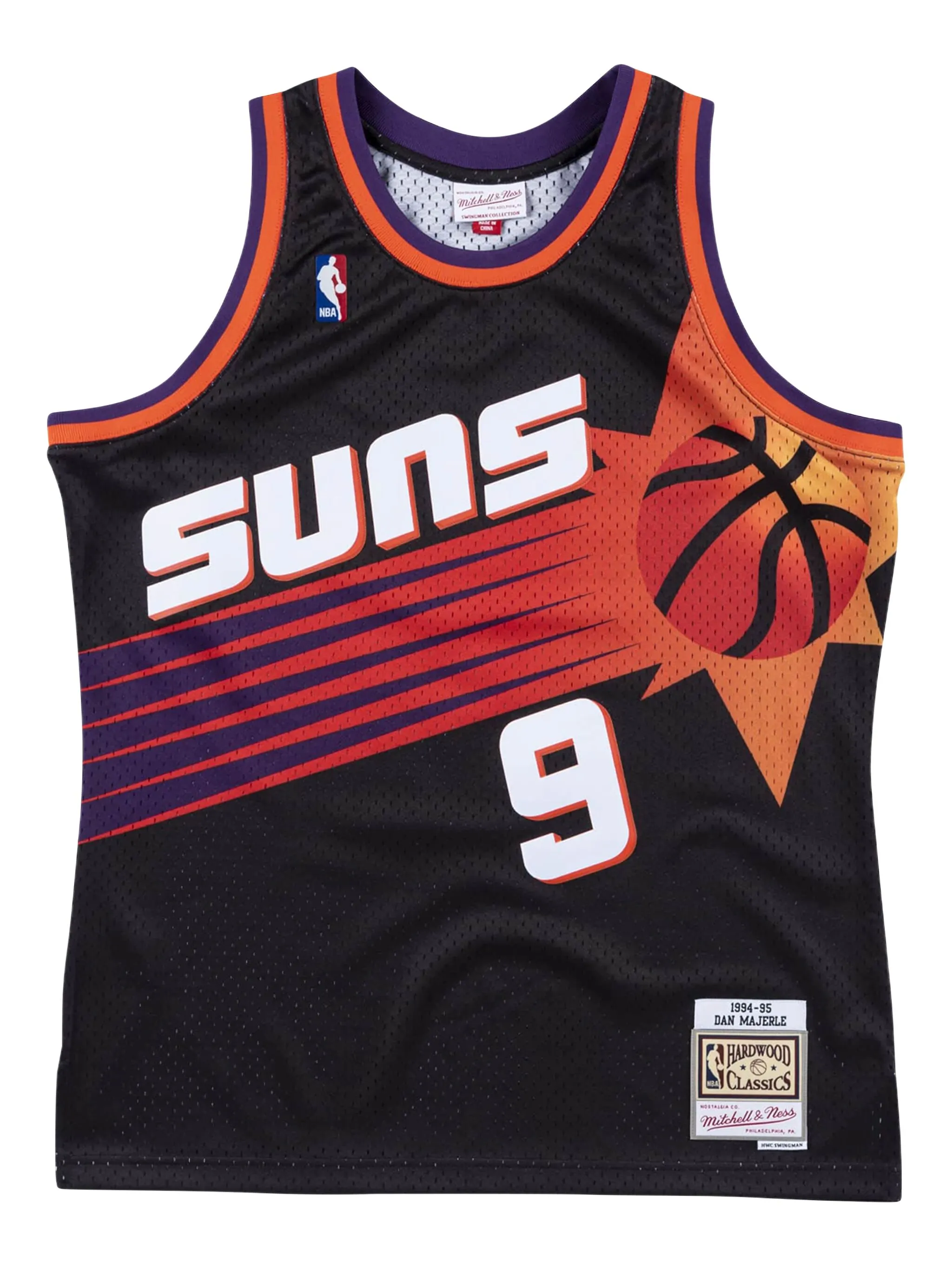 

Топ Suns 94 Dan Majerle Swingman Alternate Road из коллаборации с NBA Mitchell & Ness, черный