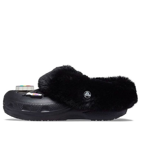 

Тапочки classic clog black slippers Crocs, черный