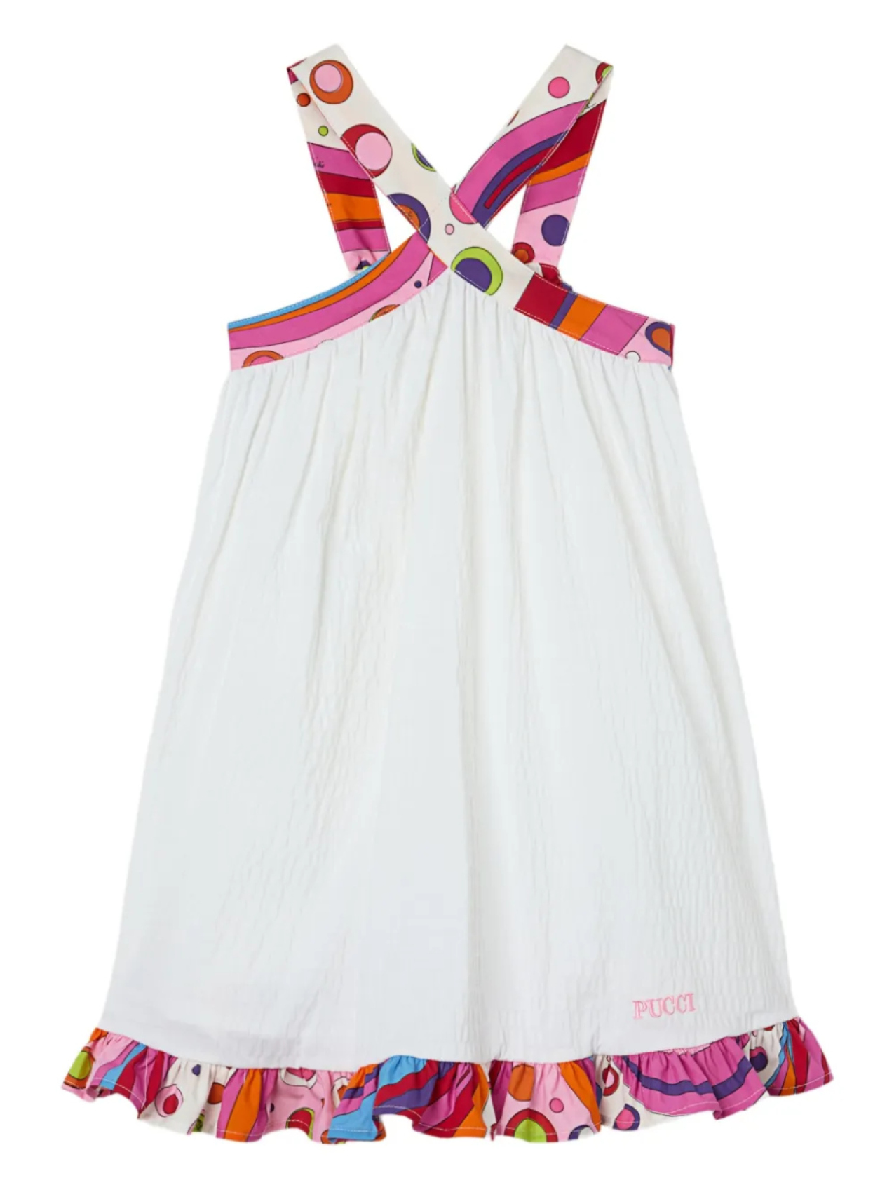 

Сарафан без рукавов PUCCI Junior, белый