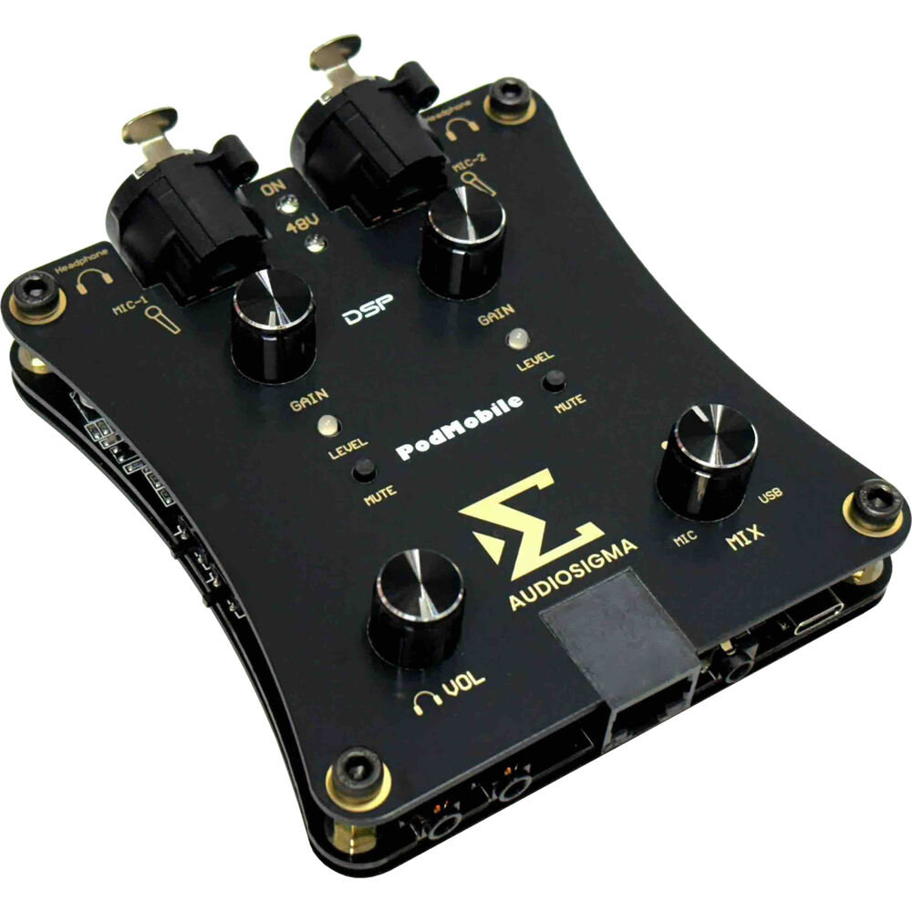

Аудиоинтерфейс AUDIOSIGMA PodMobile DSP Portable Audio Interface PODMOBILE DSP