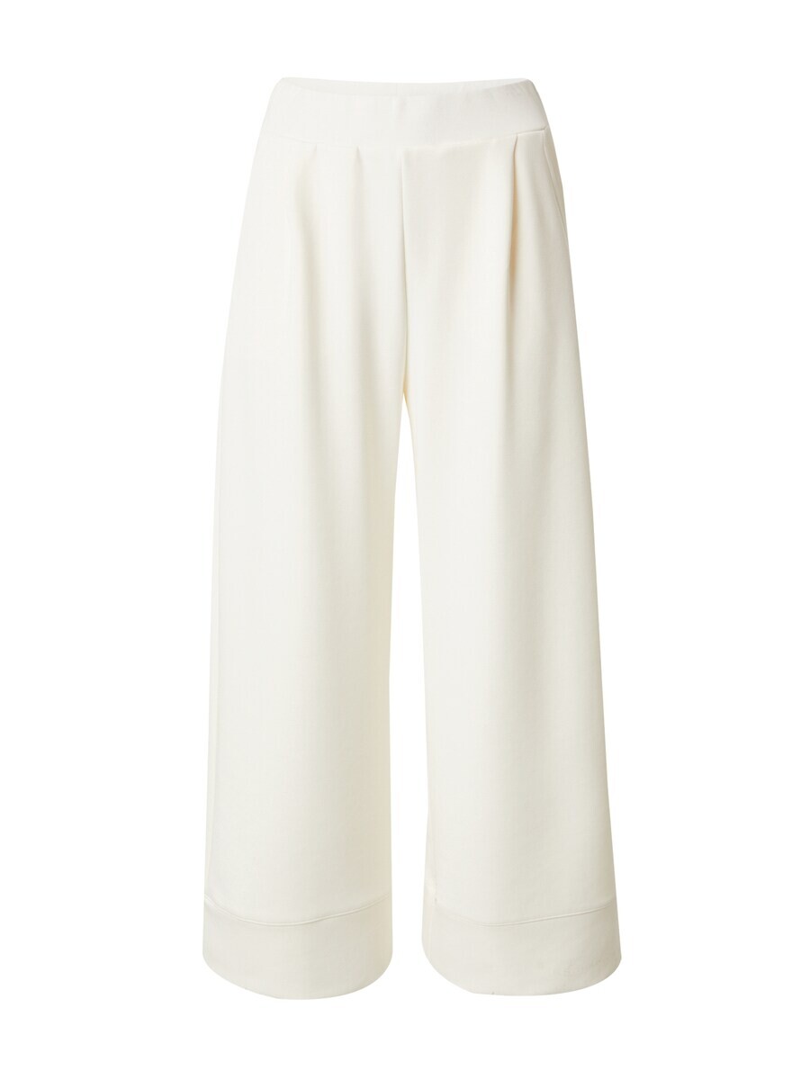 

Брюки со складками спереди Rich & Royal Wide leg Pleat-Front Pants, белый