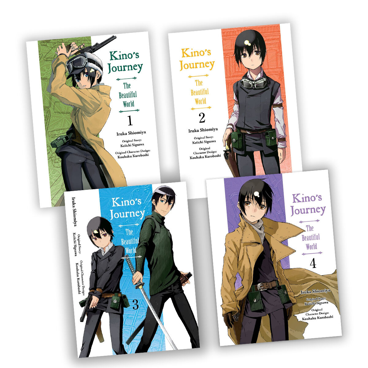 

Манга Kinos Journey the Beautiful World Manga (1-4) Bundle