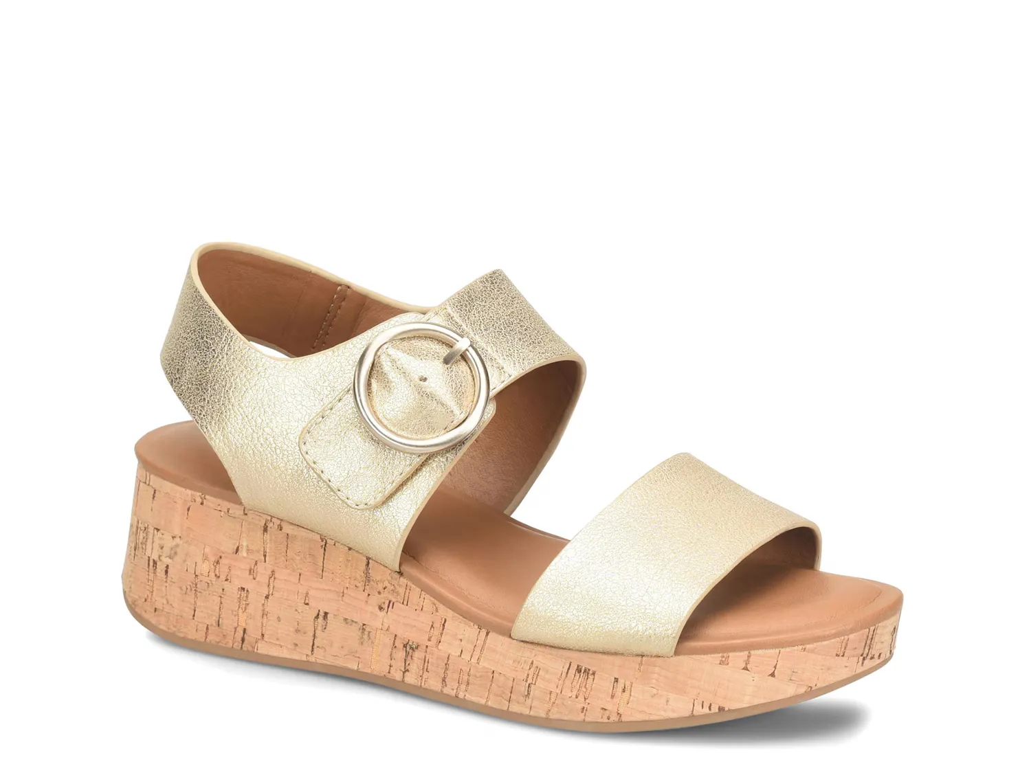 

Сандалии Finnly Wedge Sandal Eurosoft, золотой/металлик