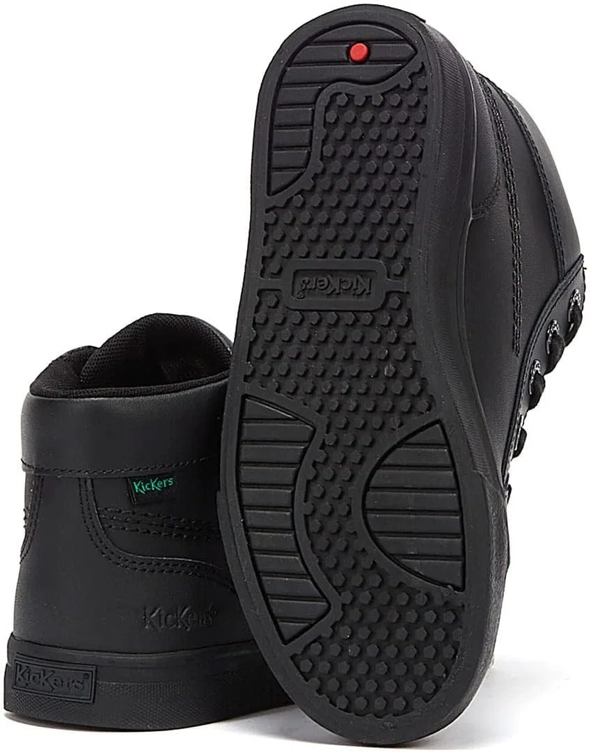 Кроссовки Kickers Unisex Kinder Tovni HiSchuluniform-Schuh, Black — фото 4