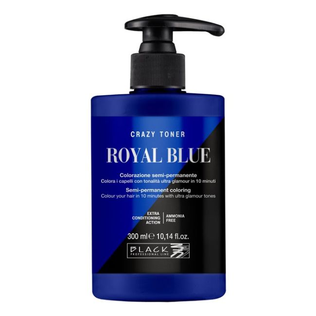 

Черный тонирующий крем для волос Black Professional, цвет royal blue, 300 мл